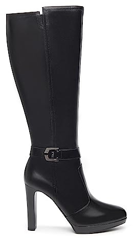 Nero Giardini I308711DE Stivali Donna in Pelle - Nero 36 EU