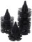 TOYANDONA 30 Pièces Joint de Sol Terre Cuite Engrener bonsaï Coussinet de jardinière doublures de Pot de Fleurs Joints Respirants pour Pot de Fleurs Plastique Black