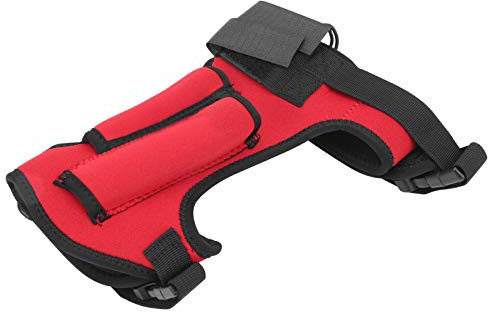 Acouto Adjustable Knife Sheath Red Diver's Leggings Under Water to Dive