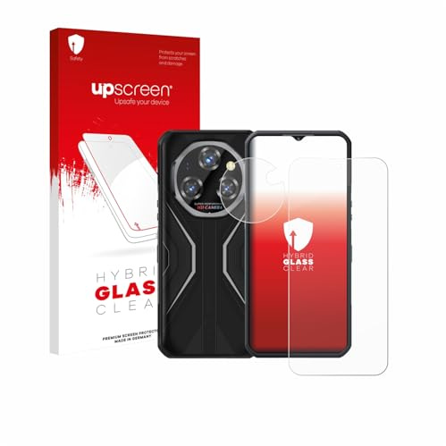 upscreen Schutzglas für Oukitel WP55 Pro | (Display+Kamera) Transparenter Displayschutz Made in Germany Klare 9H Schutzfolie Glas-Folie Montage-Set Anti-Fingerprint