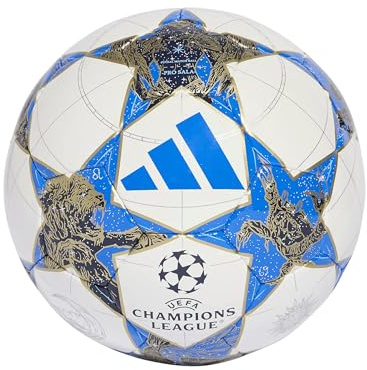 adidas UEFA Champions League Sala FIFA Quality Pro Ball JP1546, Unisex Footballs, White, 4 EU