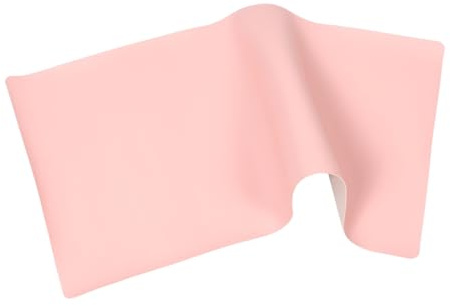 Rosa Schminkpad aus Pu als Kosmetikschutz für Schminktisch und Arbeitsplatz | 40x80cm, Wasser und Ölbeständig, Weich Verarbeitet für Vielseitige Nutzung als Unterlage Schreibtisch