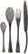Comas 6323 BCN Colors – edelstahl Besteck set, Schwarz (Matt Black), 24 Stück