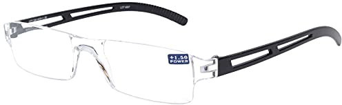 I Need You Lesebrille Joy - Dioptrien: +3,00 Kristall-Schwarz