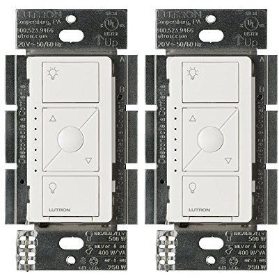 Lutron Caseta PD-5NE-WH Smart Lighting Dimmer Switch White