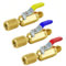 ThreeH R12 R134A R410A Absperrventile Klimaanlage Kältemittel 1/2 ACME 1/4 SAE 5/16 SAE Ein-Aus-Ventil für AC HVAC Gerades Kühlkugelhahn(3 Pack)