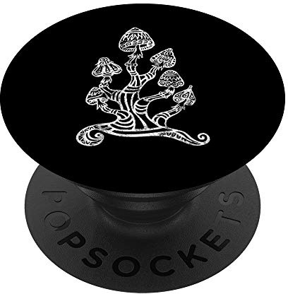PopSockets Magic mushrooms, champignons magiques, plantes dieux PopSockets Support et Grip pour Smartphones et Tablettes