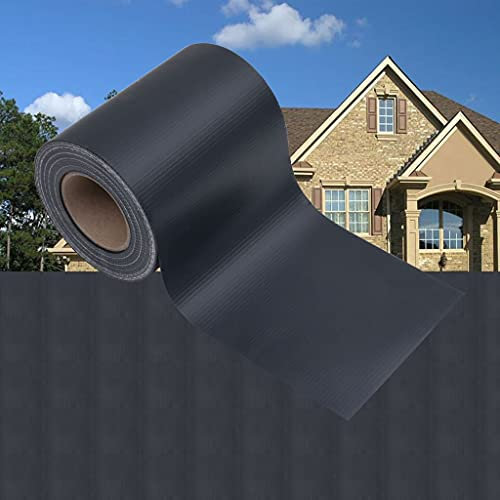 Garden Fence Screening Privacy Screen Outdoor 4 pcs PVC 35x0,19 m Matte Dark Grey by BIGTO