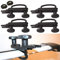 LMYDIDO 4er Set Dachbox Befestigung U Bügel Auto Van Montage Fitting Kit, U-Schrauben Schellen mit 8 Heavy Duty Kontermuttern, Dachbox Halterung Installationszubehörsatz