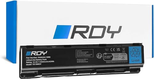 RDY Batterie PA5024U-1BRS PABAS260 PABAS259 pour Satellite C850 C850D C855 C855D C870 C875 C875D L850 L850D L855 L870 L875 P875 (Capacité: 4000 mAh 10.8V)