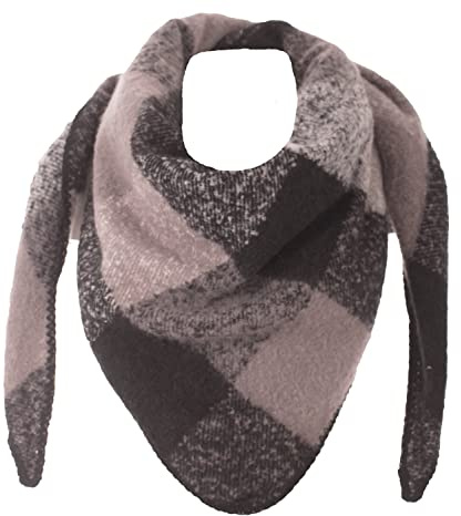 FASHION YOU WANT XXL Schal flauschig schal-tuch damen dicker dreieckstuch groß Wolle UNI Farben kuschelig