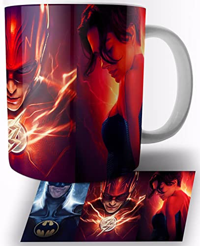 The Flash Ezra Miller Michael Keaton Sasha Calle Keramik Becher 325ml Tasse Mug