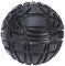 PowrX Faszienball - Massageball für den Rücken - Tiefengewebe-Massagegerät mit ergonomischer Form für verschiedene Angriffswinkel auf verspannte Muskeln - Faszienball - Schwarz