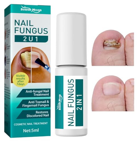 2 IN 1 Fungal Nail Treatment, Anti Paronychia Relief Oil, Toenail Fungus Treatment, Extra Strength Fast