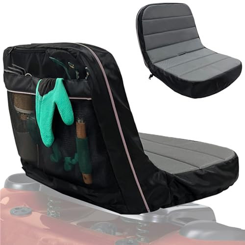 mingchengheng Funda para Asiento de cortacésped, Fundas para Asientos de Tractor Resistentes a la Intemperie, Cortacéspedes agrícolas y de conducción, Accesorios para montacargas y Tractores