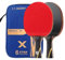 GAREGEAR Huieson Pro Carbon 6-Star Table Tennis Racket Set (2 Paddles) - Super Powerful for Adult Competition & High-Performance Play