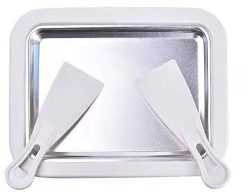 Máquina para hacer rollos de helado, máquina de rollo de helado instantáneo, placa fría para hacer granizados de yogur congelado, helado, sorbete, batido de frutas, batidos