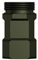 WUBEN Armeegrün Mini-Taschenlampen-Batterie-Verlängerungsrohr (Modell: E7), für Outdoor-/Indoor-Aktivitäten, Camping, Wandern, Angeln, Spazierengehen usw