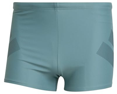 adidas Herren Big Bars Swim Boxers, preloved Teal, 38
