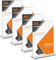 A5 Acrylic Sign Holder, 4 Pack T-Shaped Clear Sign Holder Clear Poster Holder A5 Menu Holders for Office, Hotel Store Restaurant