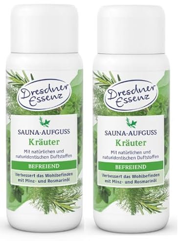 2er Pack Dresdner Essenz Sauna-Aufguss Kräuter 2 x 250ml