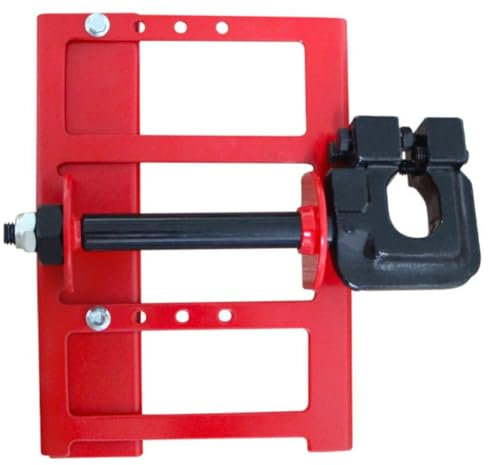 Luxuypon Schneiden von Kettensägenmühle Kettensägen-Schneidrahmen Upgrade Holzführungsschiene Säge Stahl Holz Kettensägenaufsatz Schnitt geführte Mühle Holz für Holzarbeiter