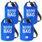 Chewtoyo Escalera de piscina de 10 L, bolsas de PVC impermeables para piscinas sobre el suelo, versátil para viajes y pesca, azul real, talla única