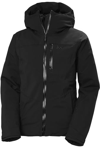 Helly-Hansen Valdisere 3.0 Jacket for Women, Insulated Skiing-Coat, Waterproof & Breathable, Ideal for Winter Sports, 990 Black, XL