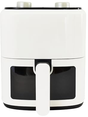 5.5L Air Fryer with 60-Min Timer & 80-200°C Adjustable Thermostat, Visual Window, Oil-Free Cooking for Family Health, 5 Preset Modes