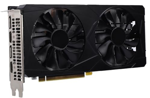Yanmis RTX 3060 Gaming Graphics Card, 12GB GDDR6, PCIe 3.0 X16, 192 Bit Dual Fans, 2xHDMI, 2xDisplayPort, Support 1080p 2K AAA Gaming