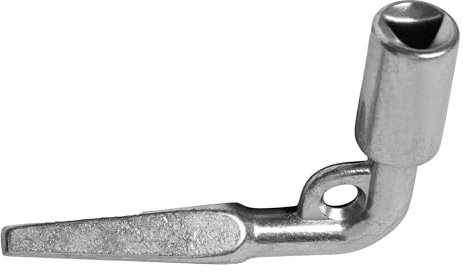 HEAVYTOOL Dreikantschlüssel 8mm (Winkeldorn) (1 Stück) Dornschlüssel Neubautenschlüssel Architektenschlüssel (5-10mm konisch) Dreikantloch