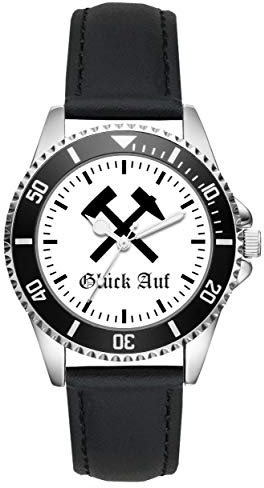 Geschenk für Bergbau Kumpel Bergmann Ruhrpott Uhr L-1420