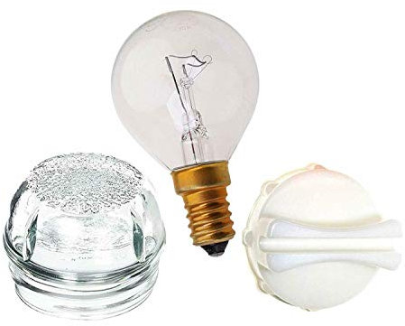 UTIZ Oven Lamp Glass Light Bulb with Cover & Removal Tool for Bosch Neff Siemens