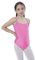 Carnavalife Maglia da balletto da bambina, senza maniche, con scollo rotondo, ideale per palestra, feste, Rosa, 4-6 anni