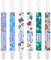 Smlpuame Baby Schnullerkette Mädchen Junge,6 Stück BPA-Frei Schnullerband Stoff Mädchen Junge,Schnuller Kette Nuckelkette Passen Die Meisten Schnuller und Beißspielzeug,Dummy Clips für Baby(BaBi)