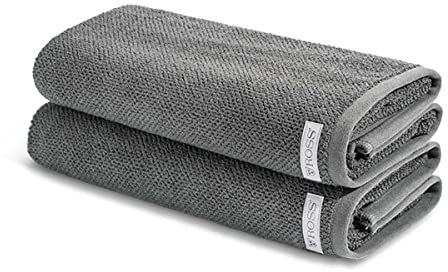Ross - Selection - Organic Cotton - 2 X Duschtuch - Im Set (70 X 140cm Schiefer)