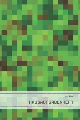 Hausaufgabenheft A5: Gymnasium Jungen Mädchen | Hausaufgabenheft für 1. Schuljahr mit Stundenplan & Zensurenliste | Schülerkalender A5 für 1 Schuljahr ... Grundschule | Motiv: Retro Pixel CFP-RP01
