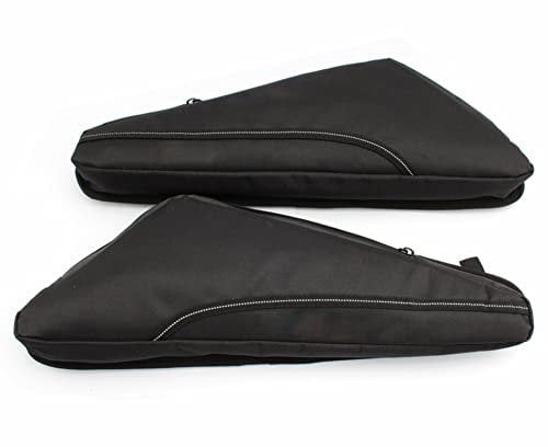 iSpchen 2 Stück Seitliche Satteltaschen Motorrad Seitentasche Dreieckge Rahmentasche Werkzeugtaschen Motorrad Gepäck Taschen Aufbewahrungstasche Kompatibel mit R1200Gs R1250Gs R1200R F750Gs F850Gs