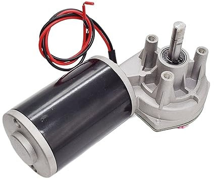 EGNIAN Moteur à engrenage à vis sans Fin 80W, 150 TR/Min, 4,5 nm, décélération de Porte de Garage, Moteur de volet Roulant