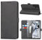Handyhülle für Samsung Galaxy S24 Ultra Hülle mit Schutzfolie, Schutzhülle S24 Ultra PU Leder Wallet Kartenfach Ständer Kameraschutz Klapphülle Lederhüllen Flip Case Samsung S24 Ultra Cover (Schwarz)