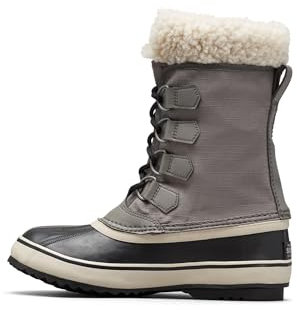 Sorel Damen Winter Carnival Boot WP wasserdichte Schneestiefel, Quarry, Black, 38.5 EU