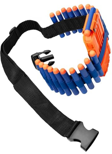 Bandoliergurt zum Umschnallen mit Platz für 20 Darts und 1 Magazin - Dart-Blaster-Modding und Zubehör