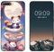 WUACYEAMING für Huawei Y6 2018 Hülle,Mode Schutzhülle Schwarz Handyhülle mit Aesthetic Muster Weich Silikon Dünn TPU Stoßfeste Kratzfest Schutzhülle Cover-Kleintiere