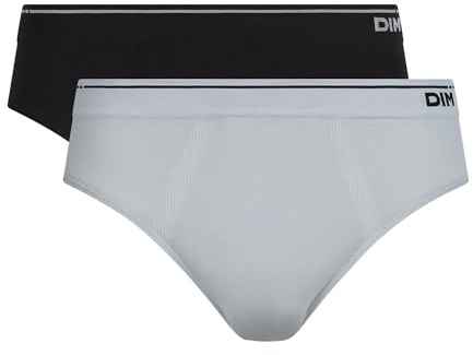DIM Herren Slip Seamless Baumwolle X2 Slip (2er Pack)