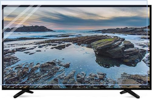 XDRGOOIUY Protecteur d'écran TV 50-65 Pouces, Anti-éblouissement/Anti-lumière Bleue/Anti-UV, Filtre d'écran TV, Film de Protection Anti-Rayures pour LCD, LED, OLED et QLED 4K HDTV