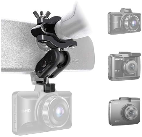 AZDOME Dash Camera Mirror Mount Holder Kit, Dash Cam Mount for Dashcam, M01 Pro, M17, GS63H, GS63H Pro, GS63Pro Camera