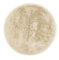 -LUXOR- living Sitzkissen Coste - Kunstfell Stuhlauflage als Deko Wohnzimmer oder Stuhlkissen - gemütliches Sitzkissen Stuhl Dekokissen 40 cm rund Beige 1 Stück
