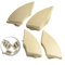 Confezione da 4 strumenti di rimozione della copertura beige per pulsanti radio CD Fiat 500 (dal 2008 in poi), parte di ricambio per rimozione del rivestimento, set di rimozione fori