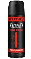 STR8 RED CODE DEO SPRAY 250ML - Long-lasting protection with a refreshing woody-amber fragrance for everyday use