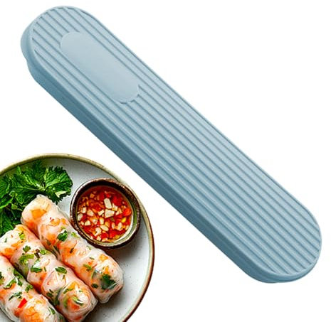 Lunaobrik Reisebesteck-Set, Aufbewahrungsbox für Outdoor-Geschirr, tragbarer Organizer für Camping, Reisen, Wandern, Picknick, Schlafzimmer